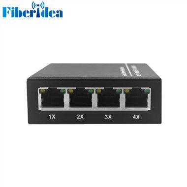 Convertidor de medios de 4 puertos