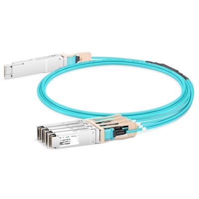 200g QSFP56 a 4x 50g SFP56 Cable óptico activo (AOC), 1M -20 M