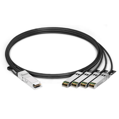 Calidad superior Compatible 1 0 0g QSFP28 a 4 x 25g SFP28 Cable de ruptura de cobre Pasivo.